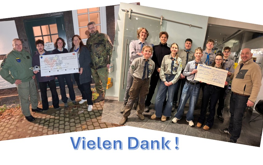 Vielen Dank für die Spenden